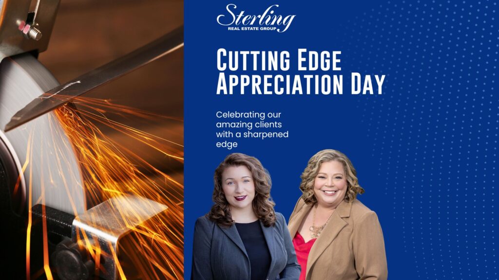 Free knife sharpening at Client Appreciation Party